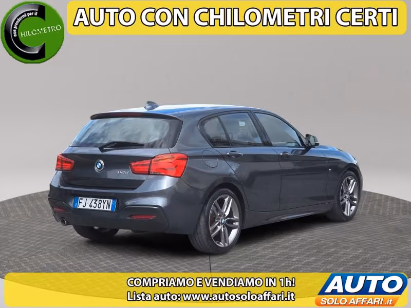 BMW 116 d MSPORT 5P EURO6B UNIPROPRIETARIO