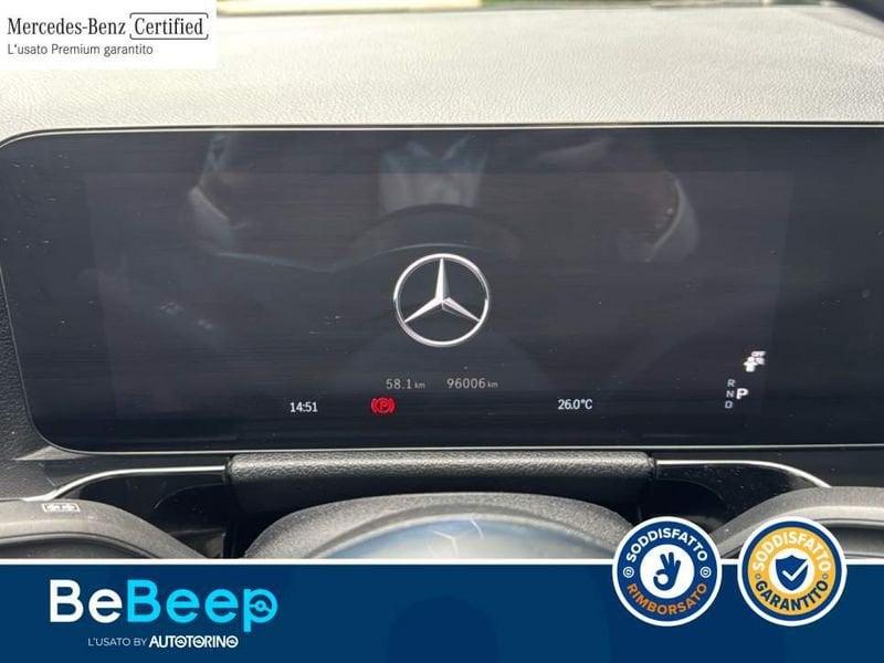 Mercedes-Benz GLA 180 PROGRESSIVE ADVANCED PLUS AUTO