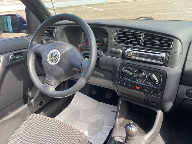 Volkswagen Golf Cabriolet 1.6 cat 3 porte