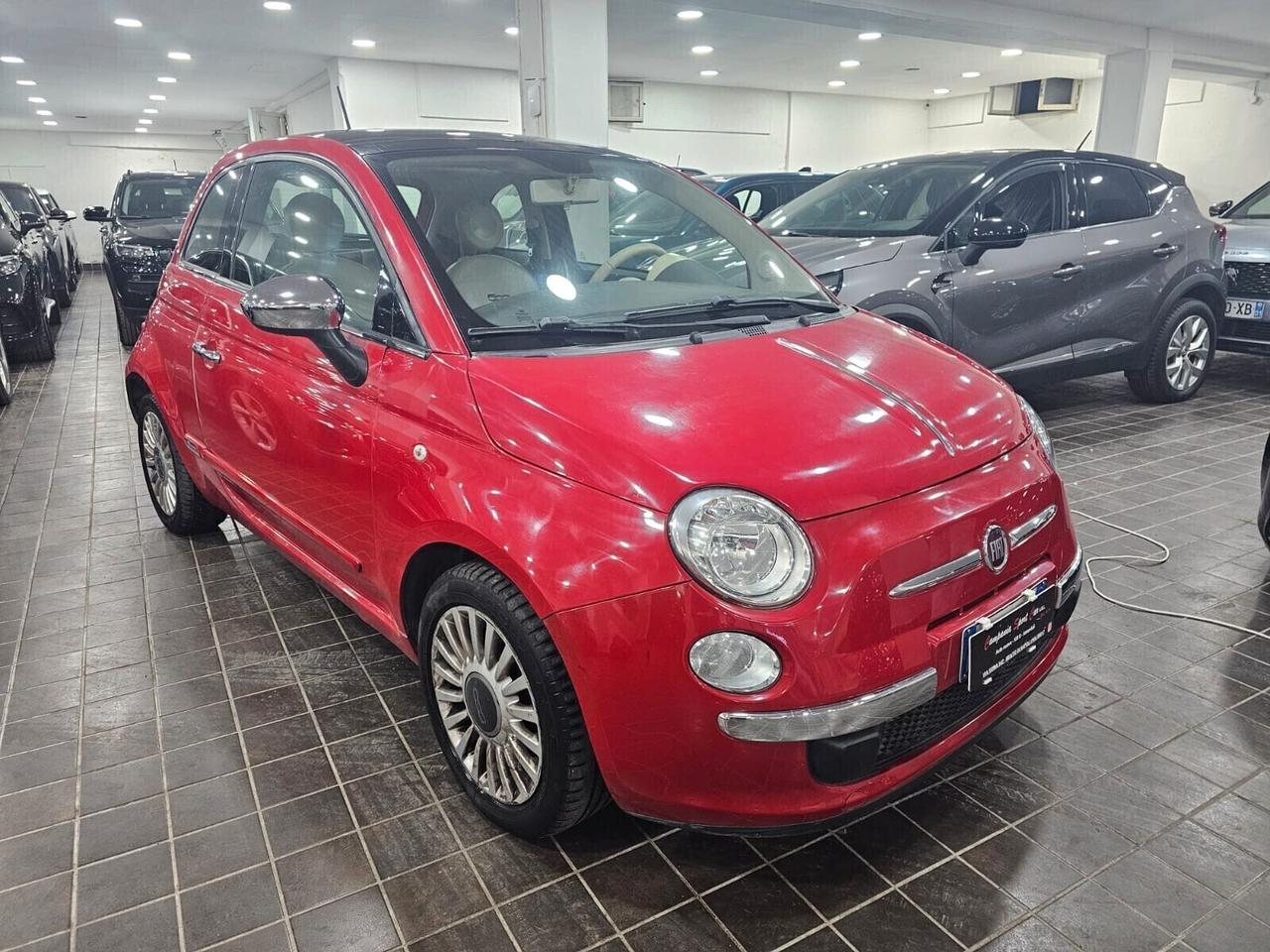 NUOVA FIAT 500 LOUNGE 1.2 BENZ 69CV DUALOGIC TETTO PANORAMICO APRIBILE