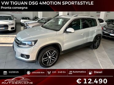 VW Tiguan 2.0 TDI 4MOTION DSG FINANZIABILE
