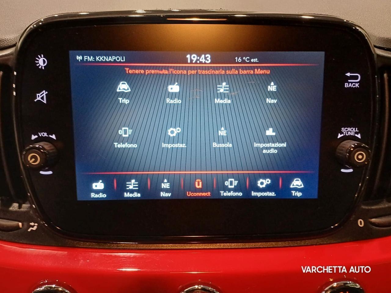 Fiat 500 1.0 Hybrid GPL con NAVIGATORE DI SERIE