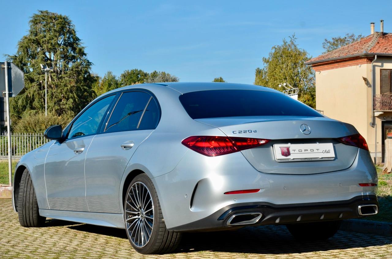 MERCEDES-BENZ C220d MHEV MILD HYBRID PREMIUM AMG LINE 197cv AUTO, UFF ITALIANA, SERVICE MERCEDES, HI-FI PREMIUM, FARI HIGH BEAM, RETROCAMERA, PERMUTE