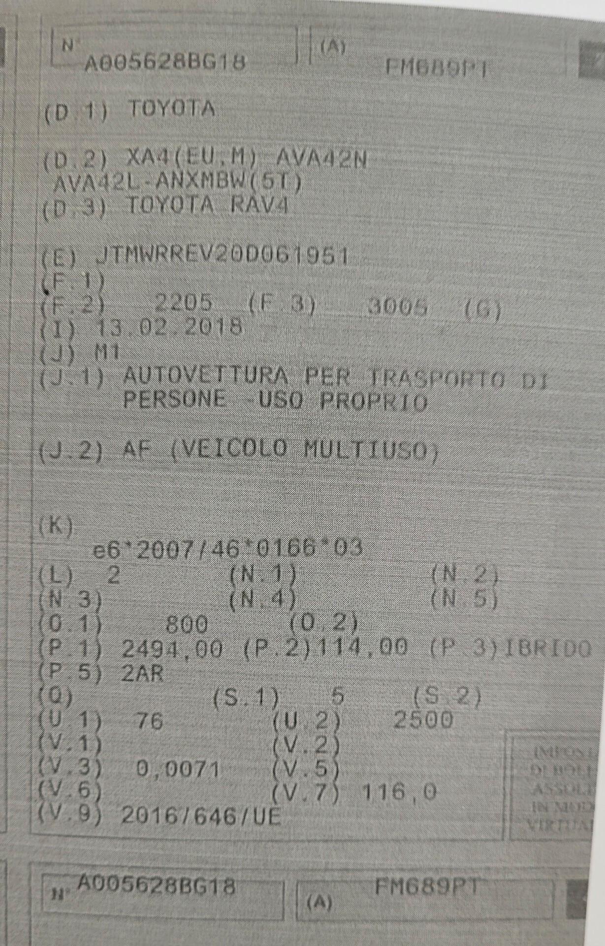 Toyota RAV 4 RAV4 2.5 Hybrid 2WD Business