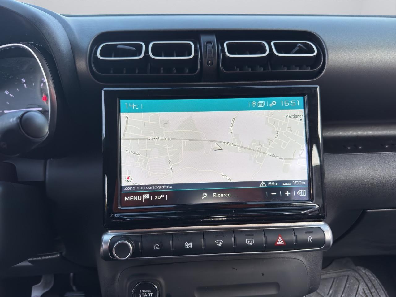 Citroen C3 Aircross CINGHIA APPENA FATTA-1.2 BICOLOR PURETECH SHINE PACK 110 CV-CERCHI 17-SENSORI-NAVI-CRUISE-