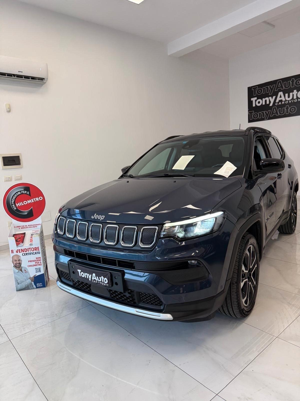 Jeep Compass 1.6 Multijet II Limited 130 C.V CON APPLE CARPLAY,VIRTUAL COCKPIT,TELECAMERA,NAVI