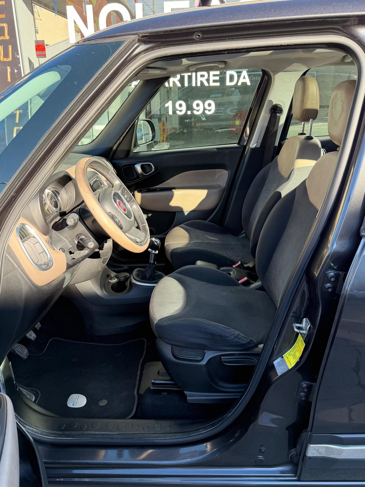 Fiat 500L- Benz-Metano-Tetto panoramico-Neopatentati