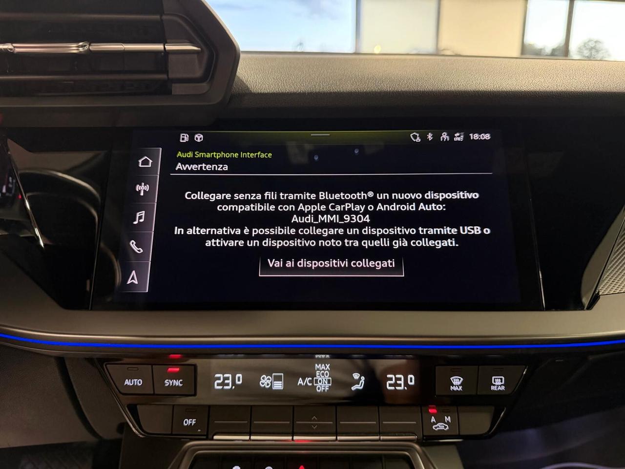 AUDI A3 SPORTBACK 35 TDI 2.0 150CV S-TRONIC NAVI CRUISE CAM ANNO 2022