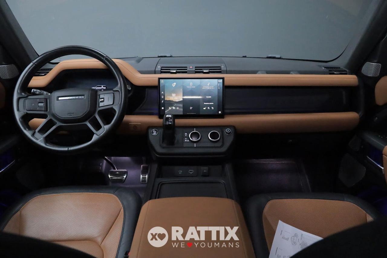 Land Rover Defender 3.0d 3.0 i6 Mhev 300CV X AWD Auto 8p.ti + tetto apribile & roof rack