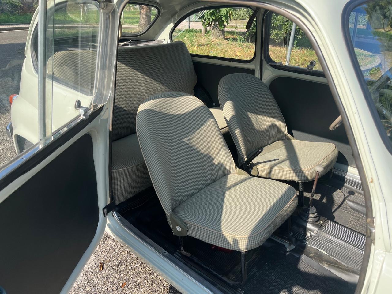 Fiat 600 Prima serie vetri scorrevoli - 1956