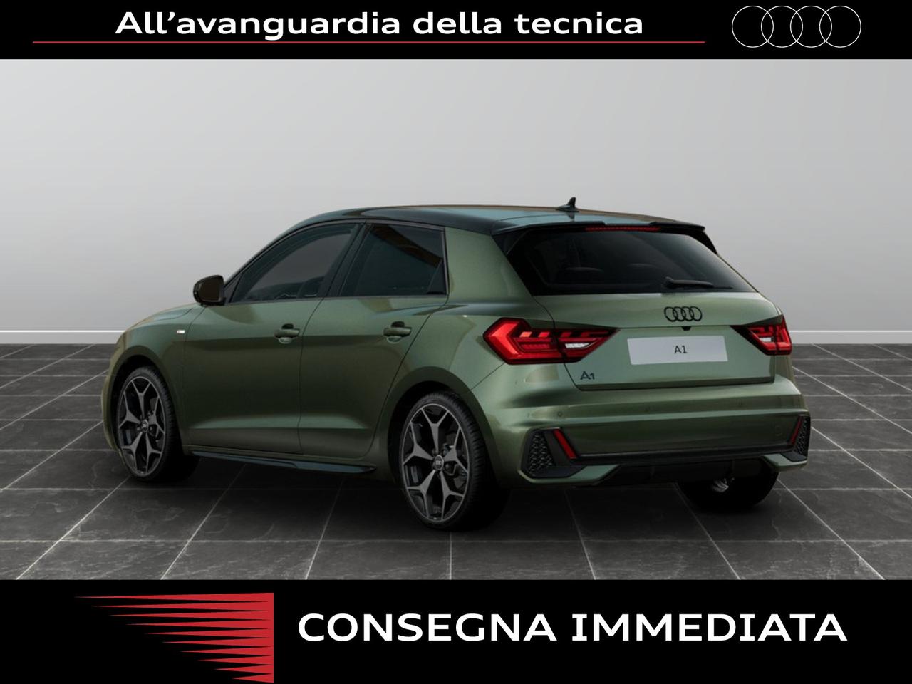 Audi A1 sportback 30 1.0 tfsi 116cv identity black s tronic