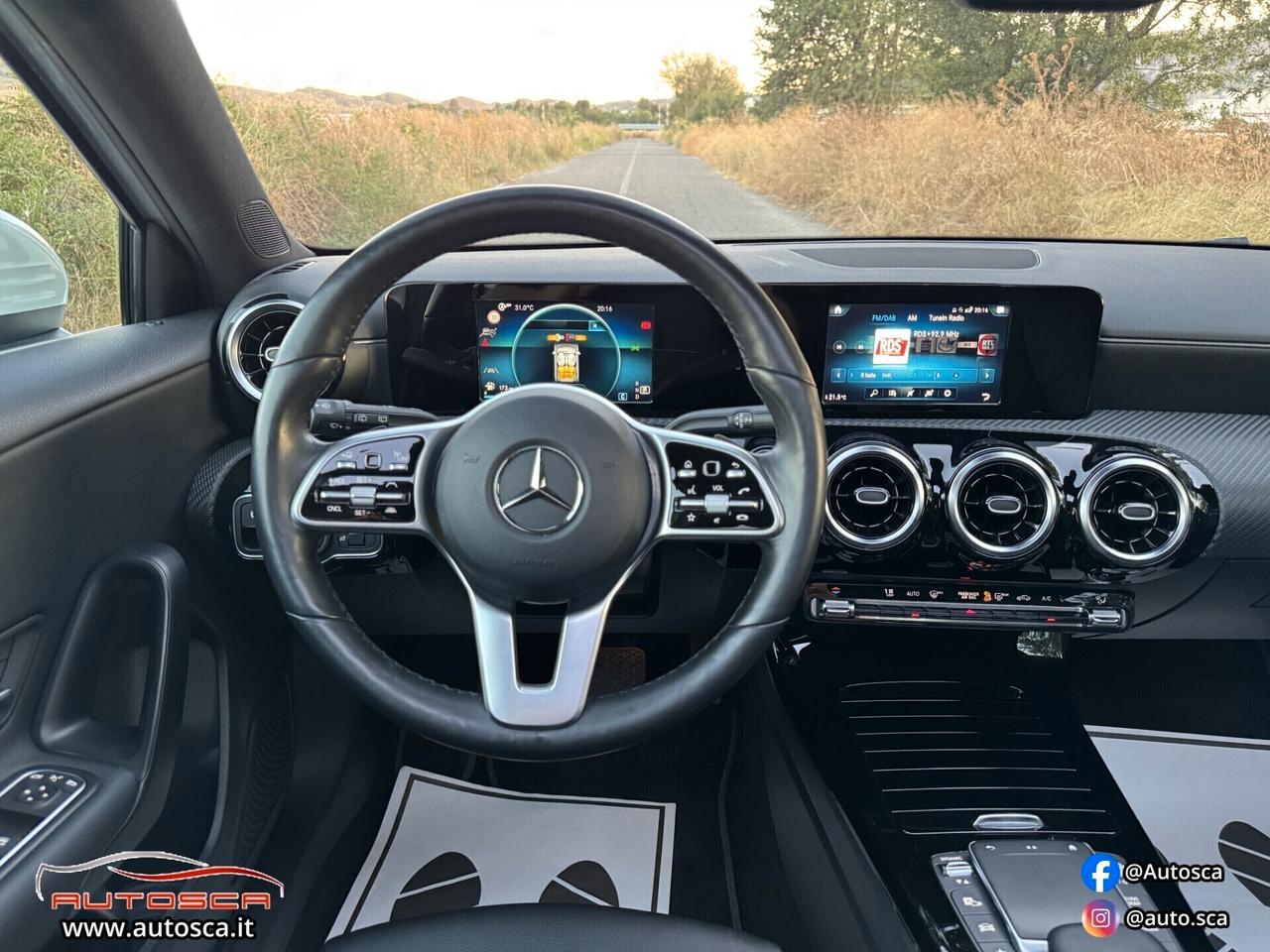 Mercedes Classe A 180 d Automatic TETTO-ACC-PELLE