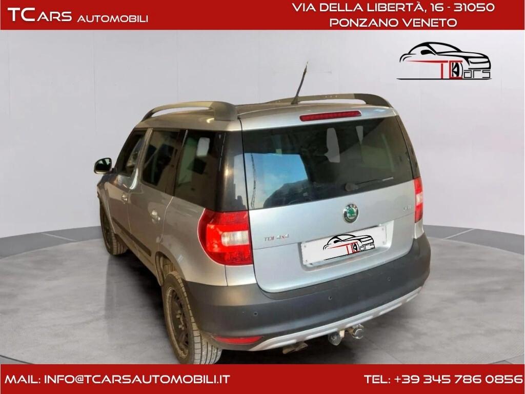 SKODA YETI 4X4-AUTOMATICA-GANCIO TRAINO-TETTO