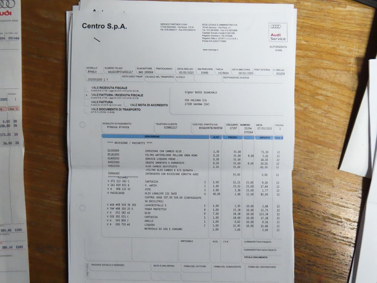 A3 SPB CAMBIO AUTOMATICO 2.0 TDI *SOLO 55.000 KM