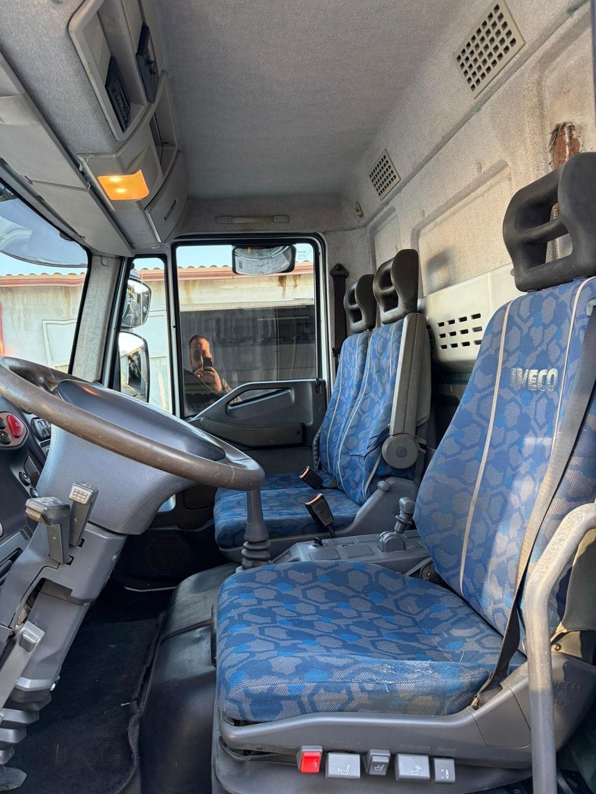 Iveco Eurocargo 75e17 cassone con gru fissa-2006