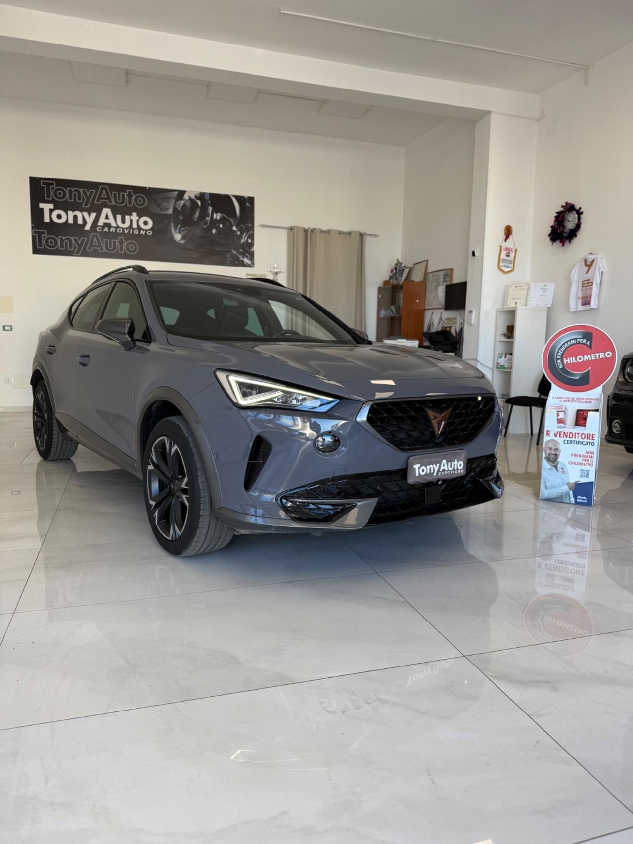 Cupra Formentor 1.5 tsi 150cv dsg LUCI SOFFUSE,TELECAMERA,NAVI,APPLE CARPLAY,ANDROID AUTO,PELLE PARZIALE