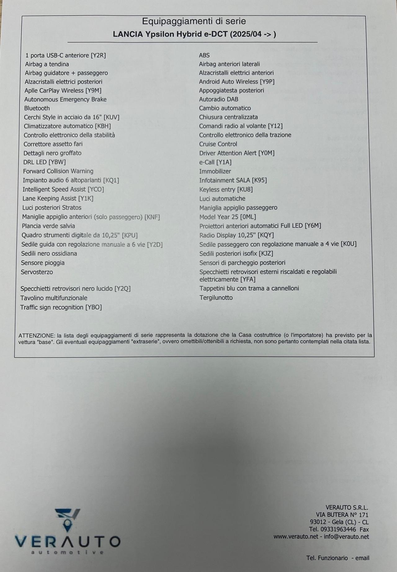 Lancia Ypsilon 1.2 e-dct 110CV OFFERTA T-STOCK PREZZO IMPERDIBILE