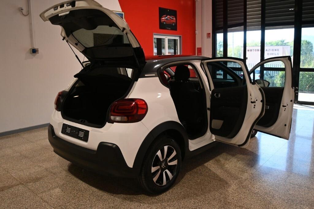 CITROEN C3 1.2 PURETECH 83CV SeS SHINE ( FARI LED - CRUISE - NAVI - MIRROR - TELECAMERA POST. - TETTO BICOLORE )