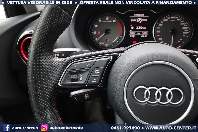 Audi A3 S3 SPB 2.0 TFSI 300CV quattro S tronic