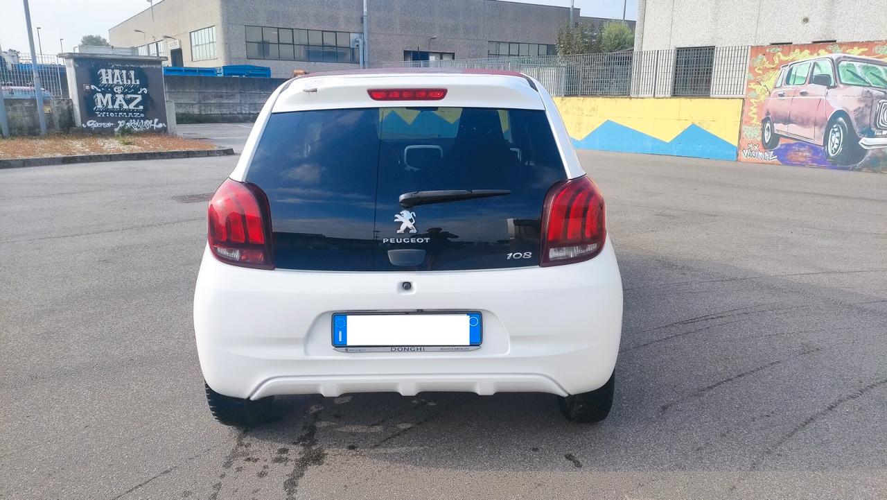 Peugeot 108 1.2 Benzina 5 porte TETO APRIBILE NEOPATENTATI - 2014