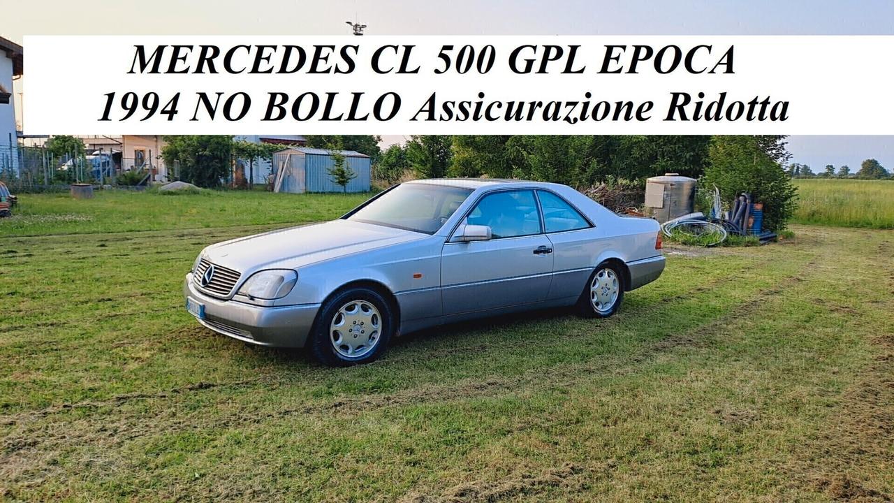 Mercedes-benz CL 500 CL 500 GPL epoca
