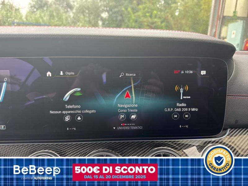 Mercedes-Benz Classe E Cbr E CABRIO 53 AMG MHEV (EQ-BOOST) 4MATIC + AUTO MY20