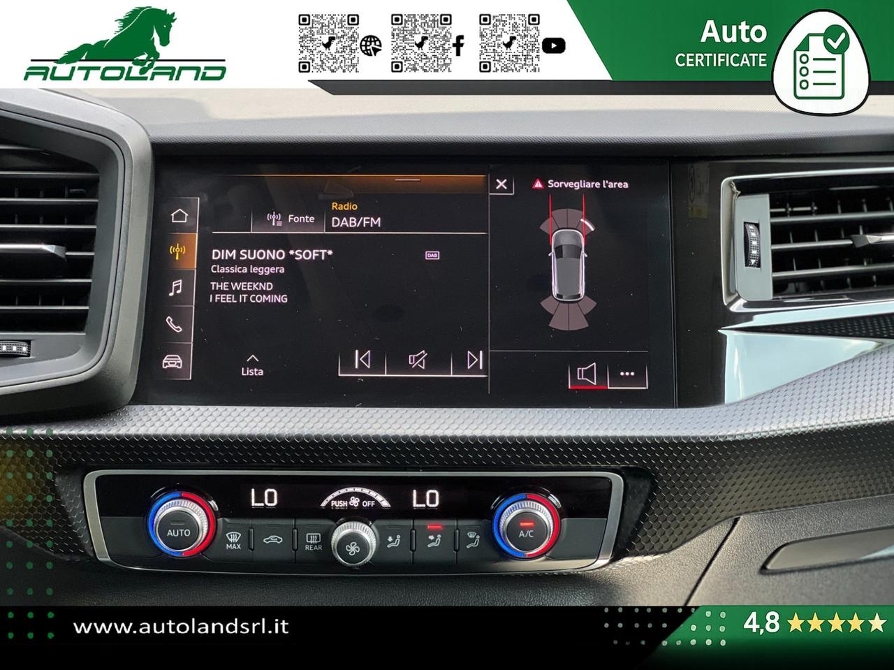Audi A1 Sportback 30 1.0 tfsi Admired 110cv