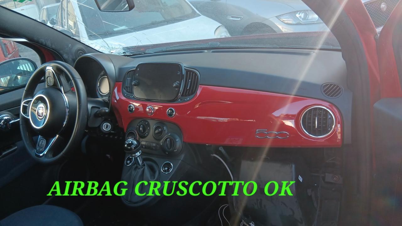 Fiat 500 incidentata sinistrata mondialcars Airbag ok