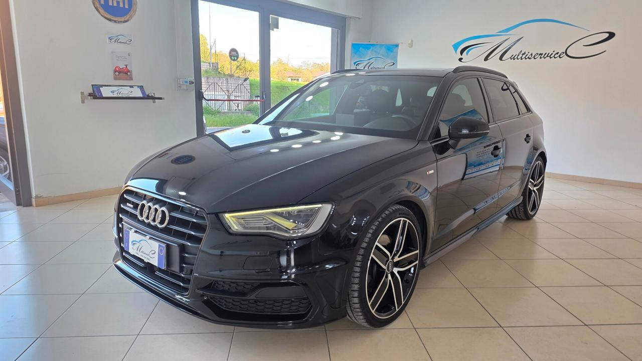 Audi A3 SPB 2.0 TDI 184 CV S tronic S Line quattro TETTO