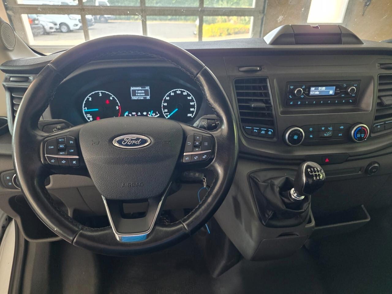 Ford Transit 350 hybrid 170cv L3H3 LH3 passo lungo tetto alto