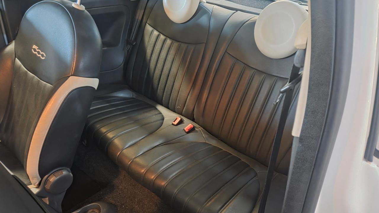 Fiat 500 1.2 GQ interni pelle
