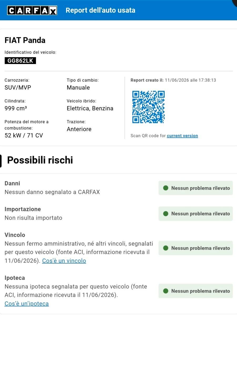 Fiat Panda 1.0 FireFly S&S Hybrid City Life