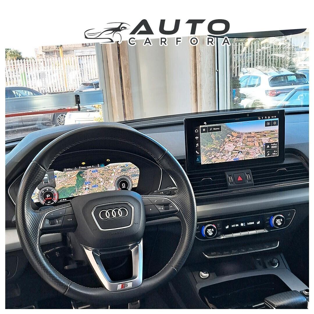 Audi Q5 Sportback 40 tdi Identity Black s-line interno