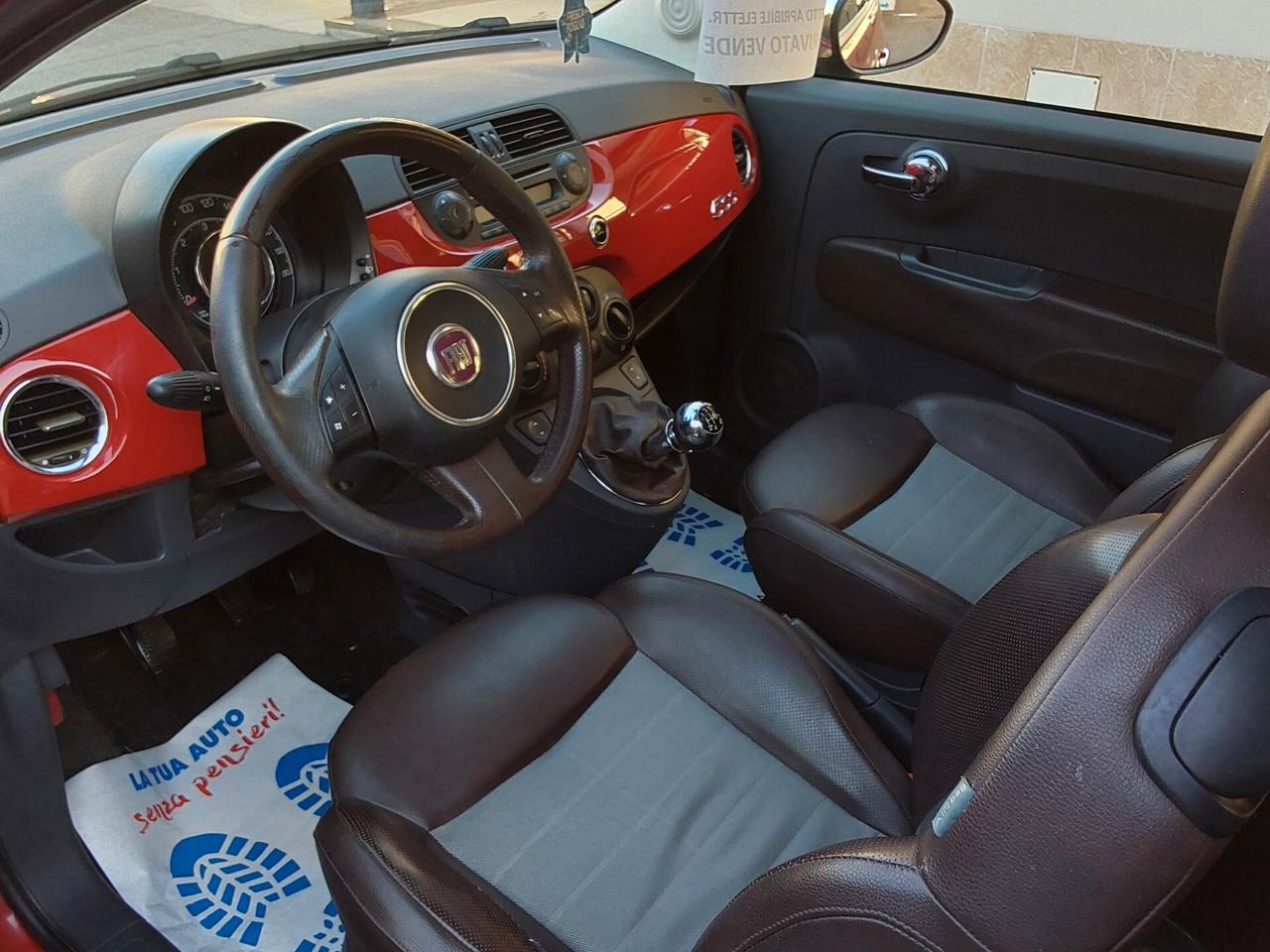 Fiat 500 1.3 M.Jet 75 CV Sport con tetto apribile.