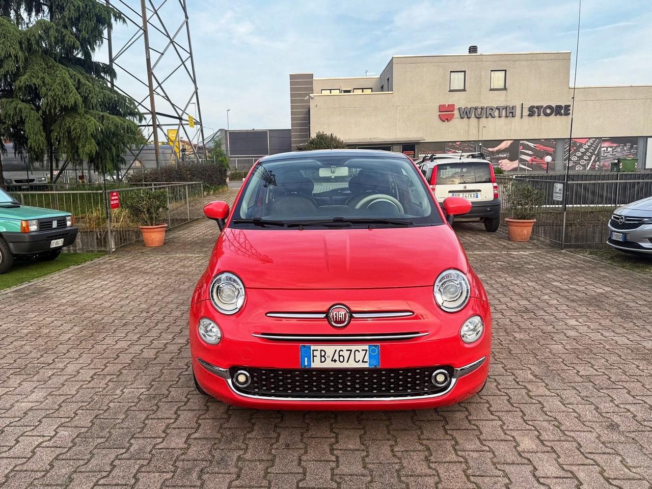 Fiat 500 1.2 Lounge AUTOMATICA TETTO PANORAMICO APRIBILE PELLE FRAU OK NEOPATENTATI