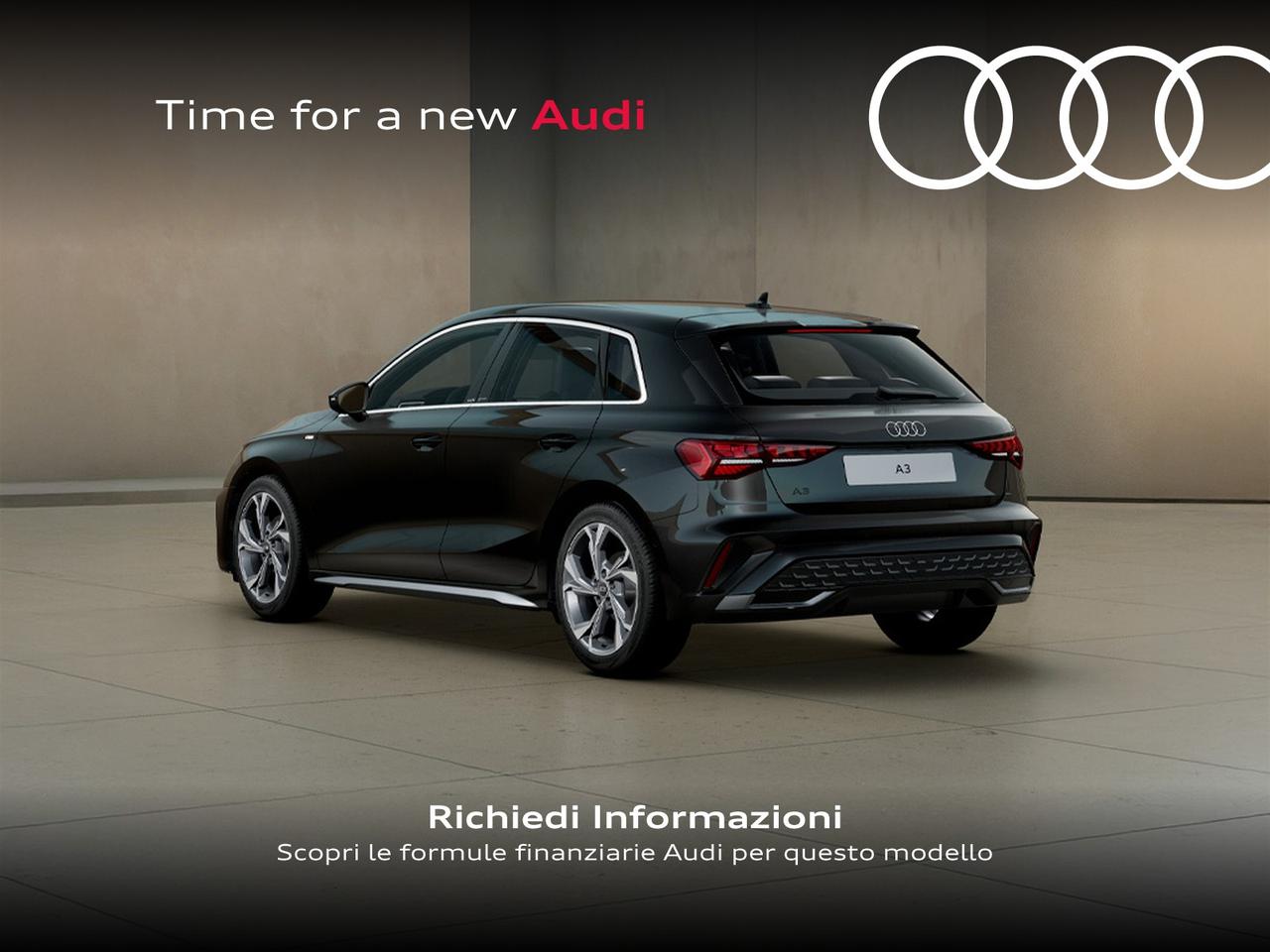 Audi A3 sportback 2.0 tdi s line edition 150cv s-tronic
