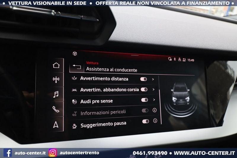 Audi A3 Sportback 35 TFSI Advanced LED 1.5 150CV