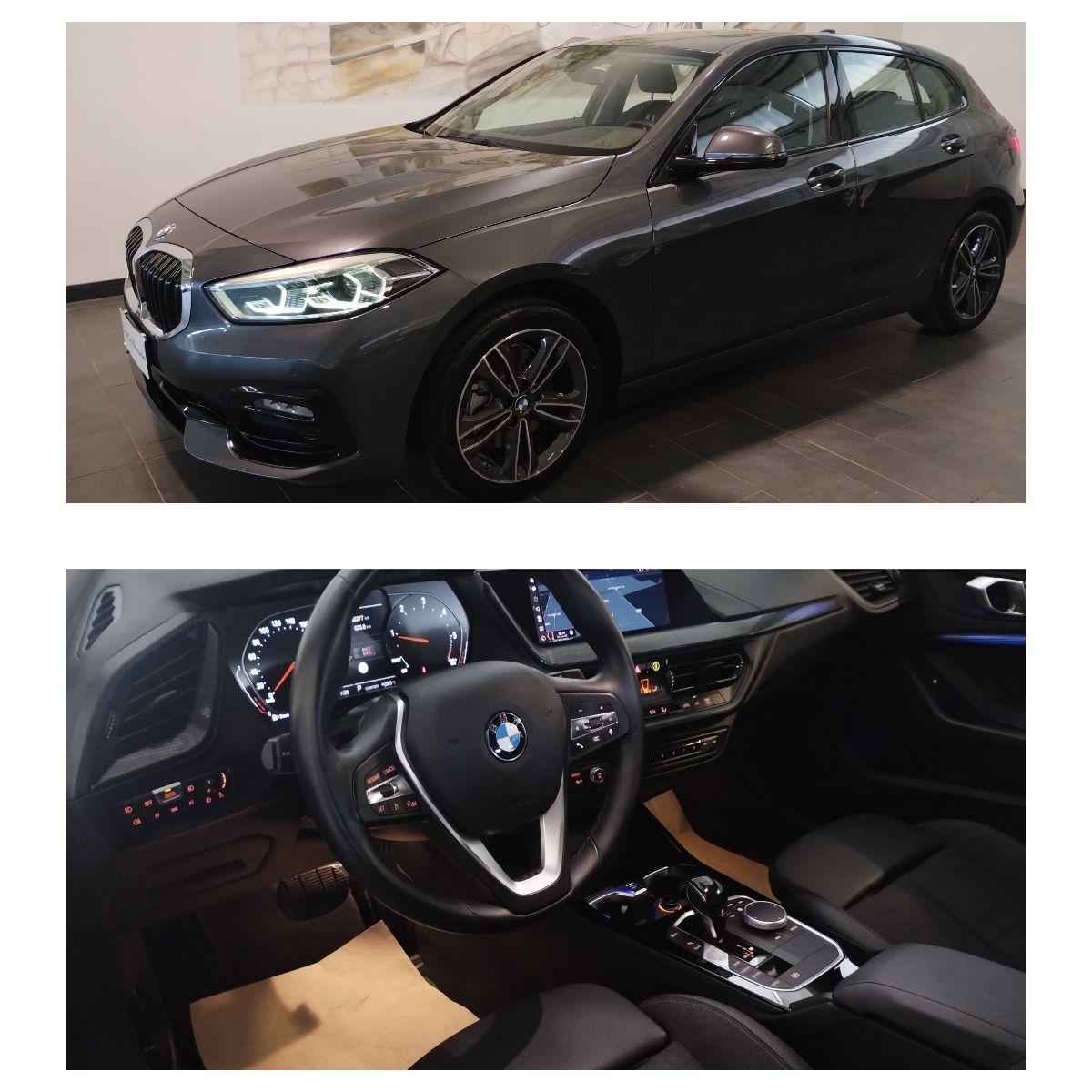 BMW 116d Sport- AUTOM - PELLE - LED - APPLE - GAR.24 MESI