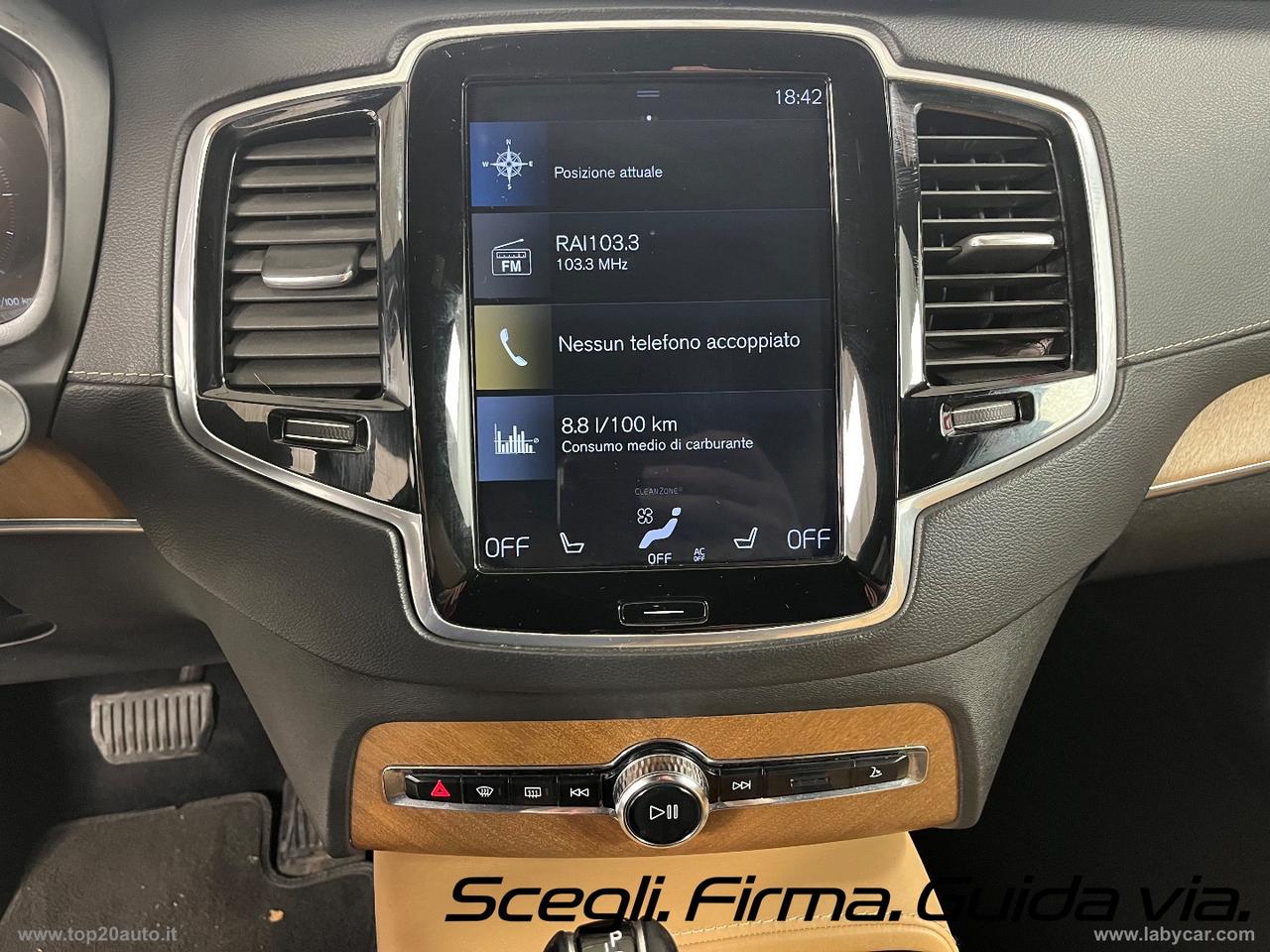 VOLVO XC90 D5 AWD Geartronic Inscription|TOTAL BLACK|PELLE TOTALE