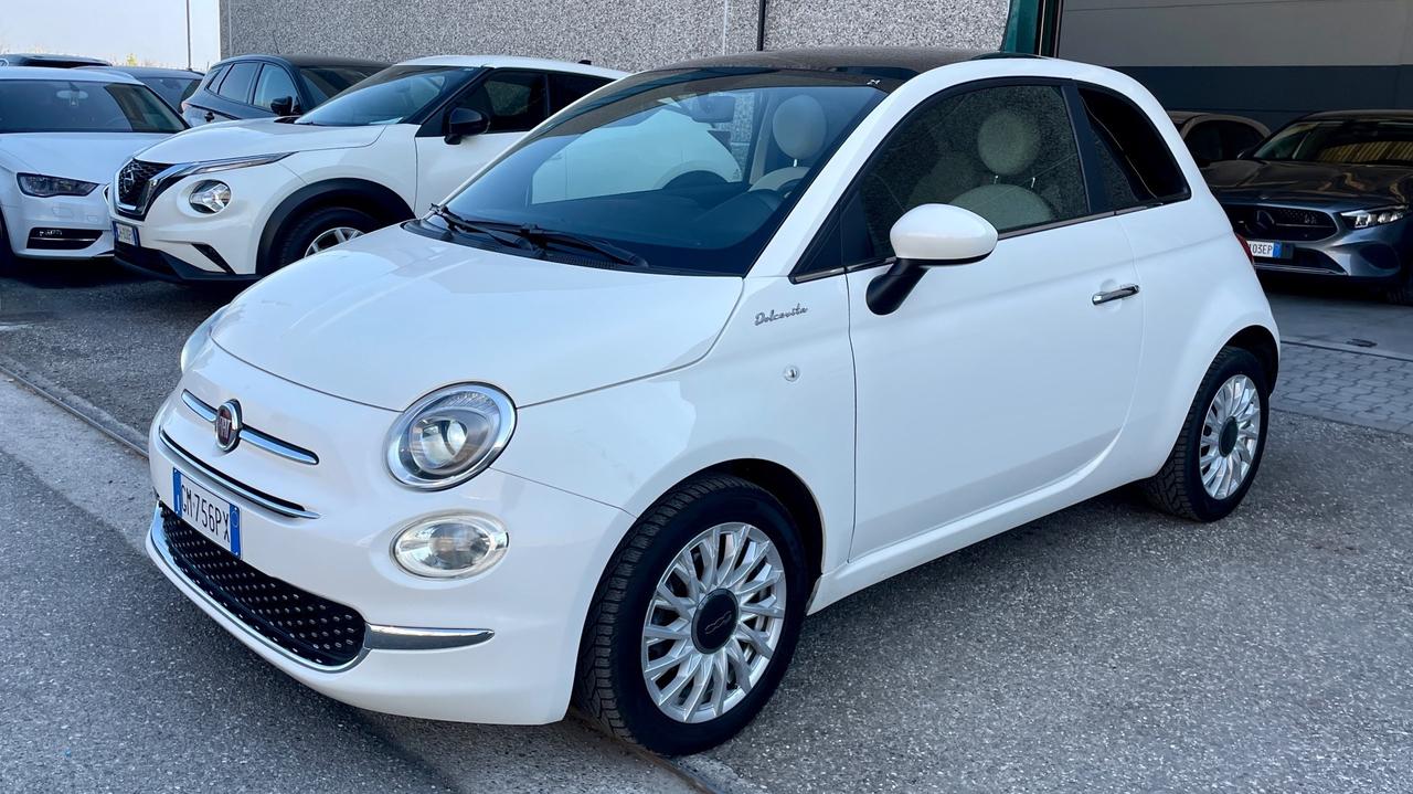 FIAT 500 1.0 HYBRID DOLCEVITA 69CV - TETTO, PELLE, NEOPATENTATI