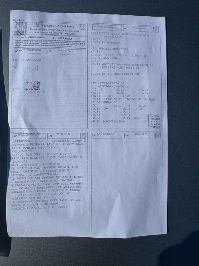 FIAT Panda 1.2 Emotion