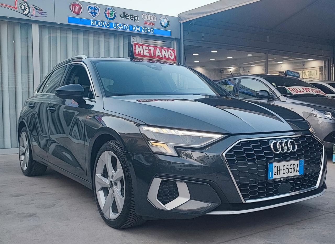 Audi A3 30 automatica metano di serie 2022