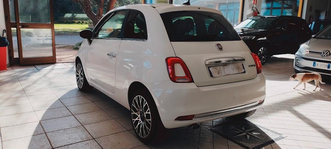 Fiat 500 1.0 Hybrid Dolcevita CLIMA AUTOMATICO CERCHI '16 NAVI FENDI SCHERMO TFT DIGITALE