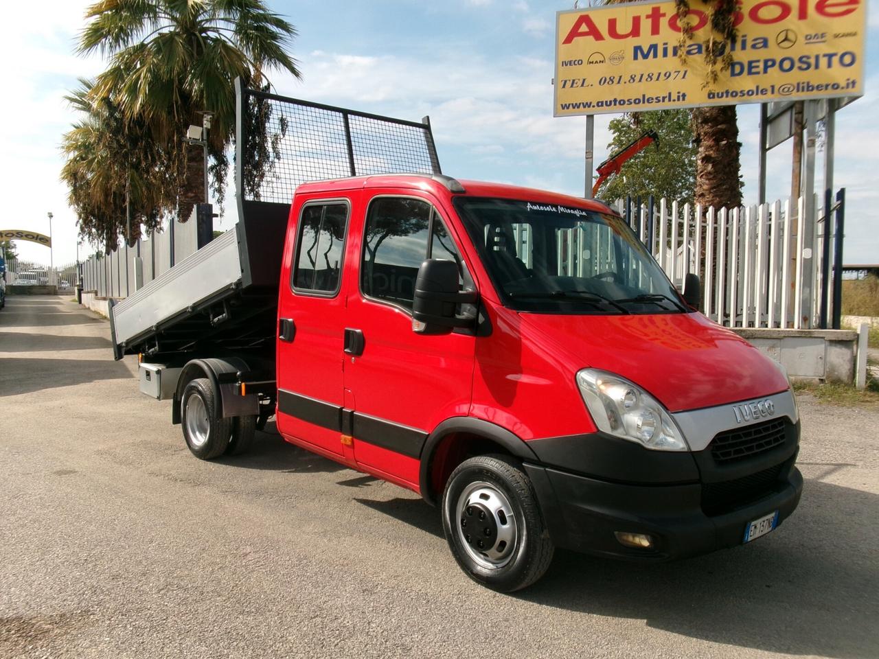 Iveco Daily 35C13 2.3 130CV EURO 5 DOPPIA CABINA 7P RIBALTABILE TRILATERALE