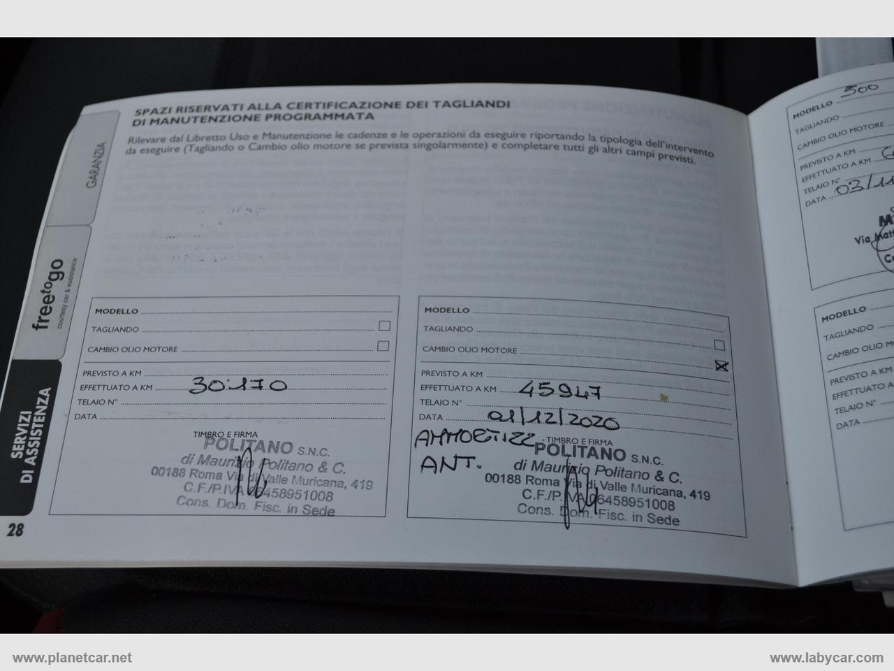 FIAT 500 1.3 MJT 95 CV S