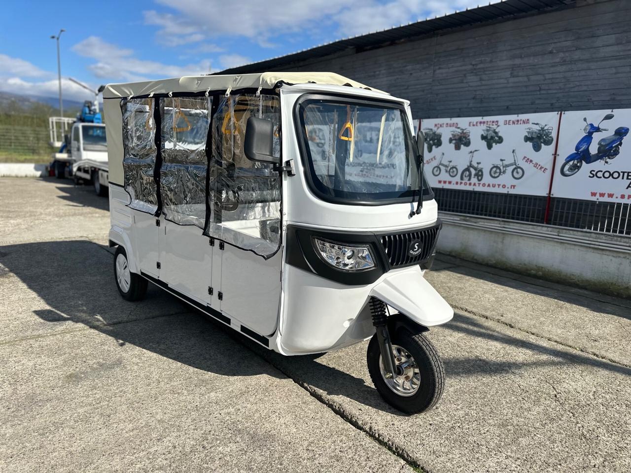 Altro Altro Nuova Ape CALESSINO ELETTRICO MODELLO ITALY 5 posti