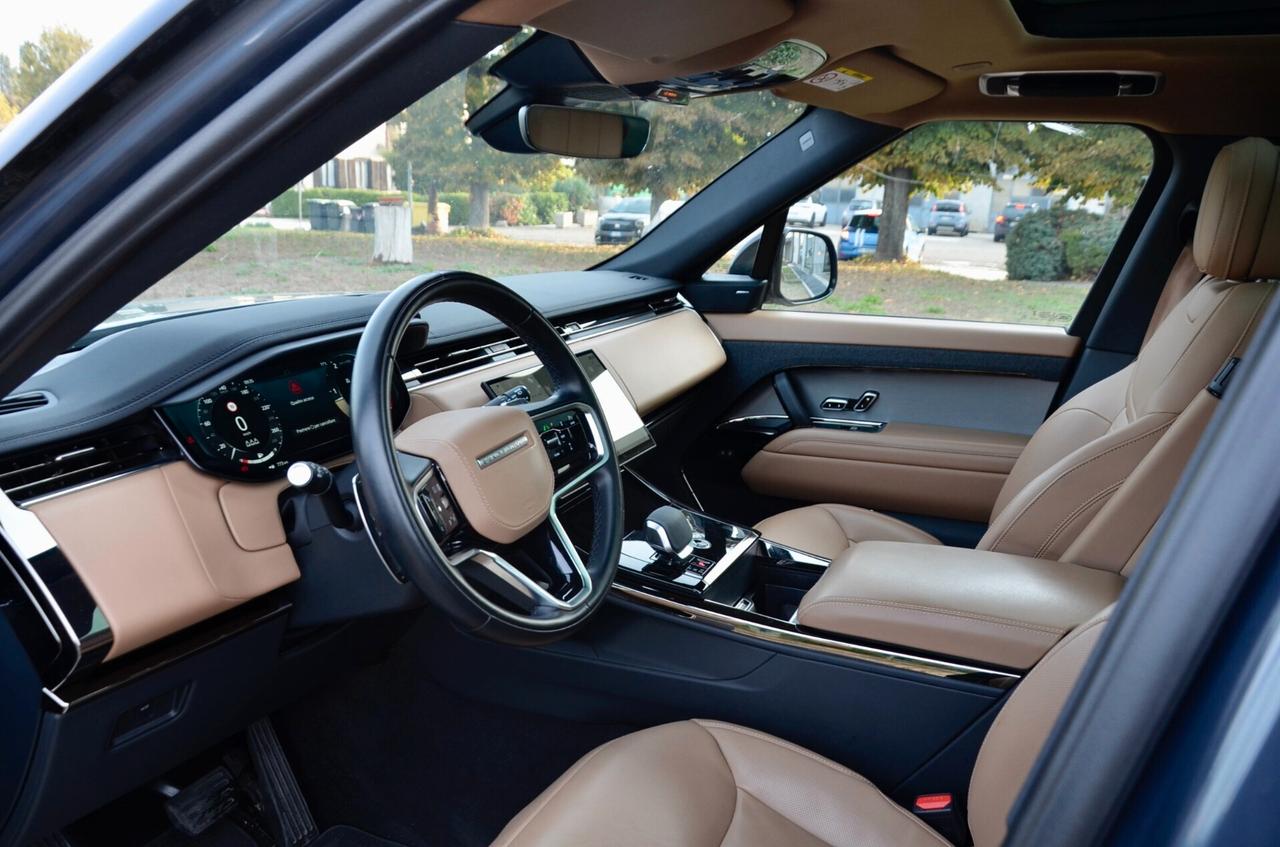 LAND ROVER RANGE ROVER SPORT 3.0d i6 MHEV MILD HYBRID SE AWD 250cv AUTO, GARANZIA LAND ROVER 12/2029, UNICOPROPRIETARIO, UFF ITALIANA, TETTO, MERIDIAN, SOSPENSIONI, PERMUTE