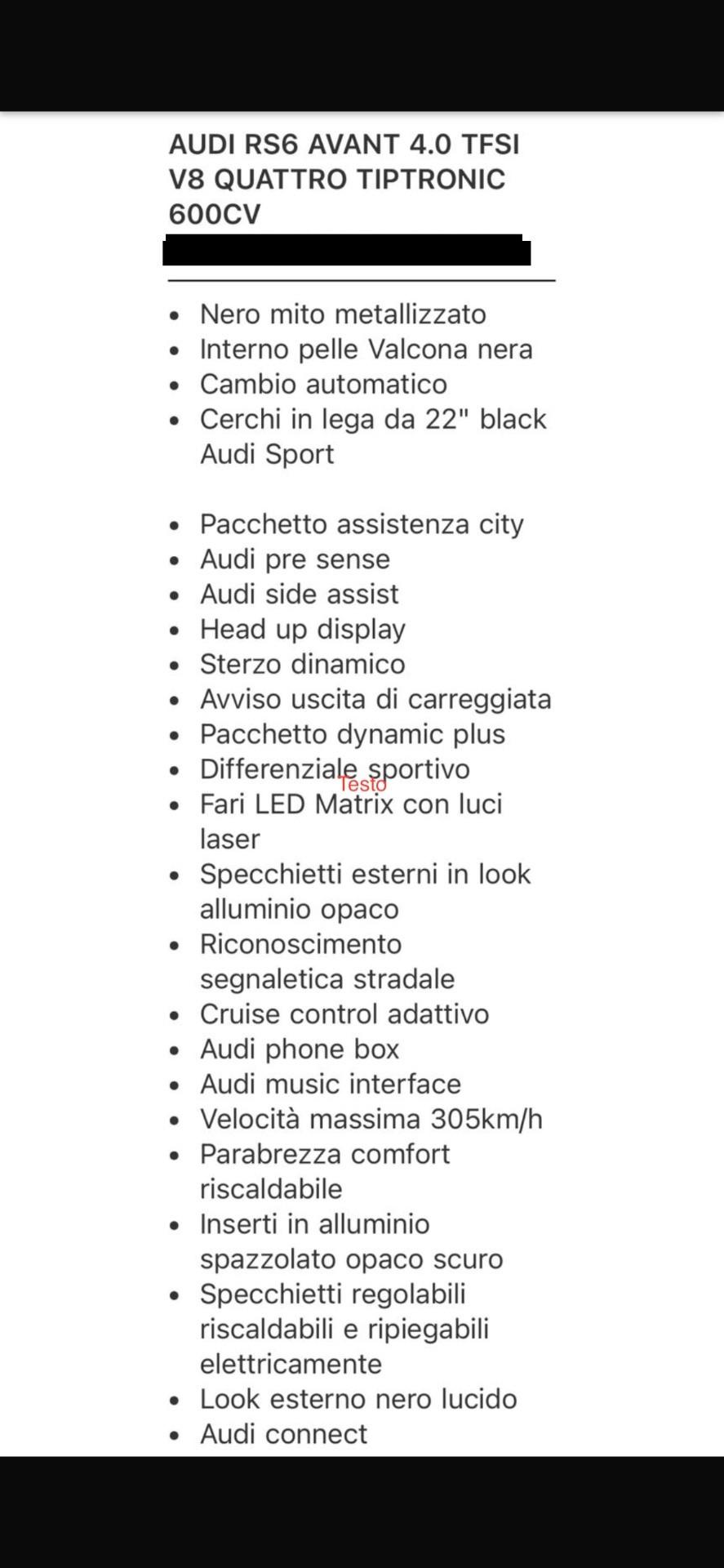 Audi RS6 RS 6 Avant 4.0 TFSI V8 quattro tiptronic