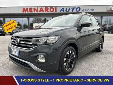 Volkswagen T-Cross 1.0 TSI Style BMT 1 PROPRIETARIO - ACCESSORIATA
