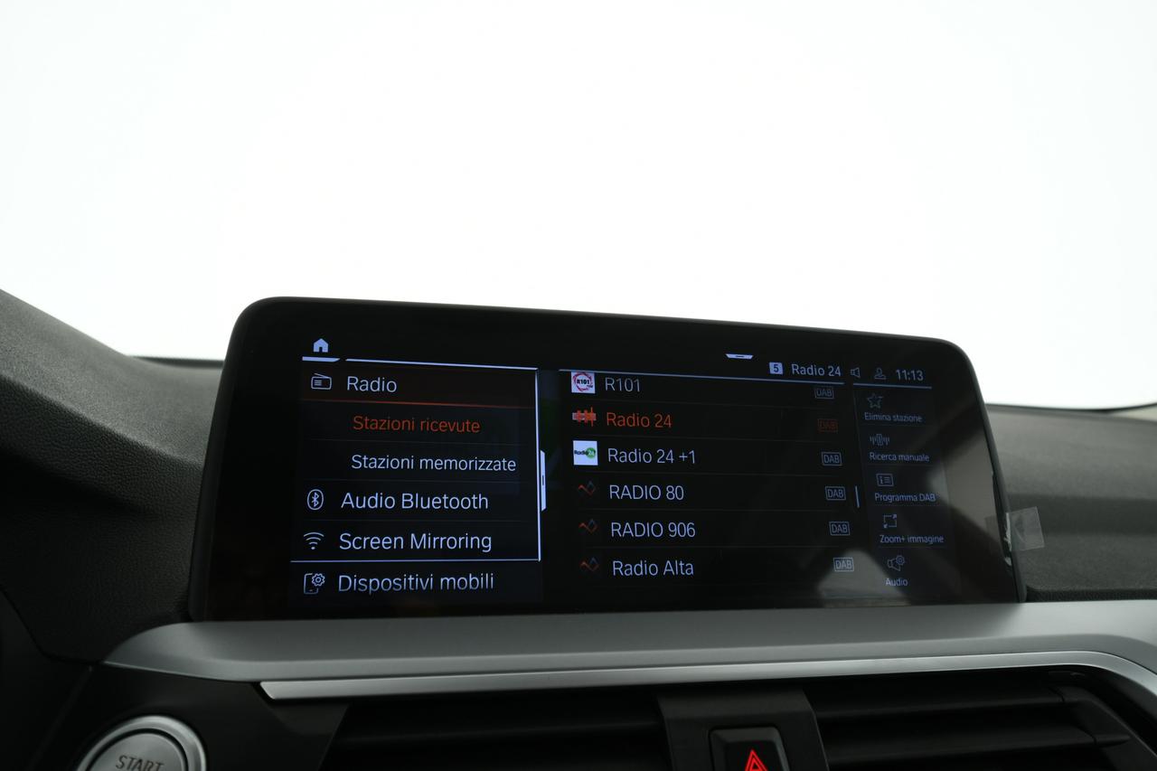 BMW X3 xdrive 20d mhev 48V auto GANCIO TRAINO+PELLE+C19"